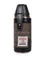 Harris Tweed Hunting Flask - Mink wBlack OC