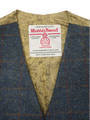Harris Tweed Iain Waistcoat Blue Multi