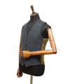 Harris Tweed Iain Waistcoat Blue Multi