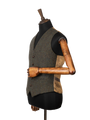 Harris Tweed Iain Waistcoat - Forest Green Herringbone