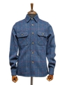 Harris Tweed Jack Overshirt Blue Check