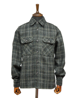 Harris Tweed Jack Overshirt Grey Mix Multi