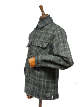 Harris Tweed Jack Overshirt Grey Mix Multi
