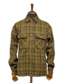 Harris Tweed Jack Overshirt - Olive/Green Multi