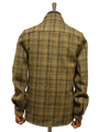 Harris Tweed Jack Overshirt - Olive/Green Multi