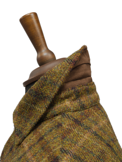 Harris Tweed Jack Overshirt - Olive/Green Multi