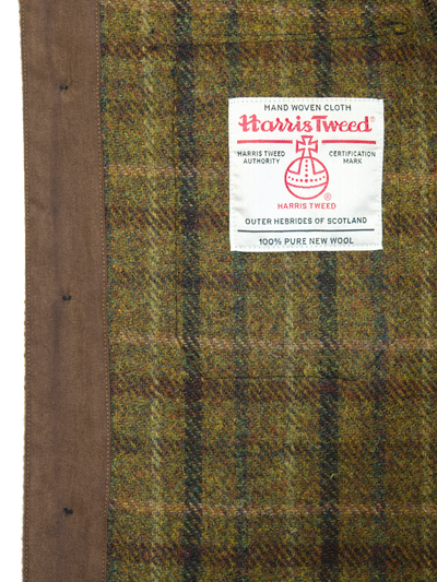 Harris Tweed Jack Overshirt - Olive/Green Multi