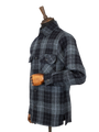 Harris Tweed Jack Overshirt - Navy Blanket Check