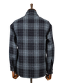 Harris Tweed Jack Overshirt - Navy Blanket Check