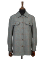 Harris Tweed Jackie Overshirt - Teal Check