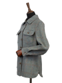 Harris Tweed Jackie Overshirt - Teal Check