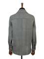 Harris Tweed Jackie Overshirt - Teal Check