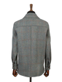 Harris Tweed Jackie Overshirt - Teal Check