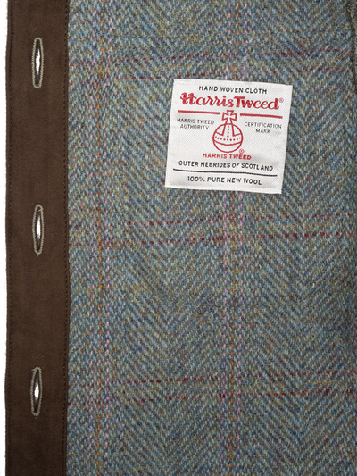 Harris Tweed Jackie Overshirt - Teal Check