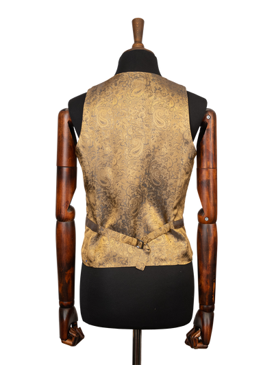 Harris Tweed Ladies Janet Waistcoat - Teal Check