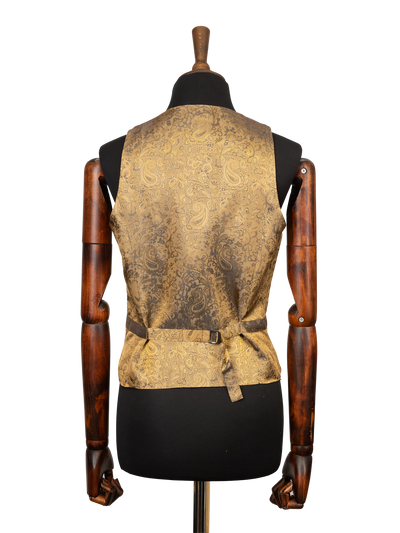 Harris Tweed Ladies Janet Waistcoat - Teal Check