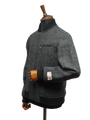 Harris Tweed Joe Baseball Jacket Grey Windowpane