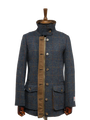 Harris Tweed Juliet Field - Coat Blue Multi