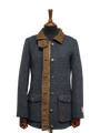 Harris Tweed Juliet Field - Coat Blue Multi