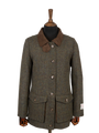 Harris Tweed Juliet Field Coat - Forest Green HB