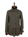 Harris Tweed Juliet Field Coat - Forest Green HB