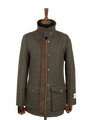 Harris Tweed Juliet Field Coat - Forest Green HB