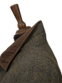 Harris Tweed Juliet Field Coat - Forest Green Herringbone