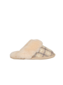 Harris Tweed Kate Slippers - Cream Check