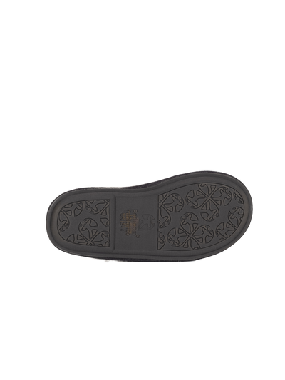 Harris Tweed Kate Slippers - Denim/Pink Stripe