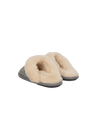Harris Tweed Kate Slippers - Grey/Pink Check