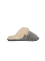 Harris Tweed Kate Slippers - Grey/Pink Check