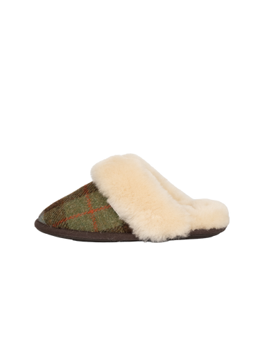 Harris Tweed Kate Slippers - Macleod Check