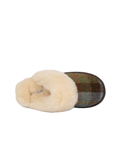 Harris Tweed Kate Slippers - Macleod Check