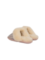 Harris Tweed Kate Slippers - Natural POW Check