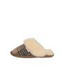 Harris Tweed Kate Slippers - Nutmeg Check