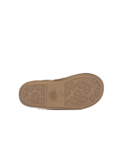 Harris Tweed Kate Slippers - Nutmeg Check