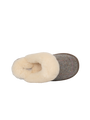 Harris Tweed Kate Slippers - Oat Pink Herringbone