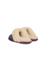 Harris Tweed Kate Slippers - Pink/Damson Check