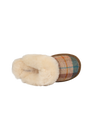 Harris Tweed Kate Slippers - Sand Honey Check