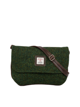 Harris Tweed Katie Bag - 352 (Brown Leather)