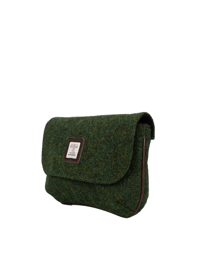 Harris Tweed Katie Bag - 352 (Brown Leather)