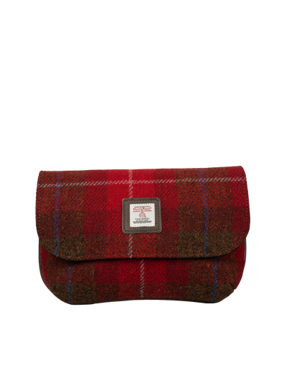 Harris Tweed Katie Bag - A001 (Brown Leather)
