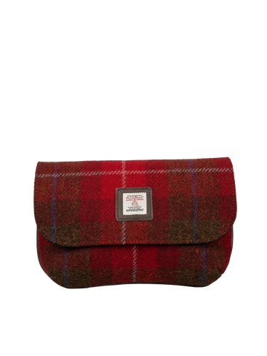Harris Tweed Katie Bag - A001 (Brown Leather)