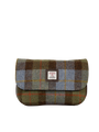 Harris Tweed Katie Bag - A017 (Brown Leather)