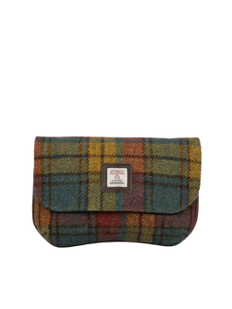 Harris Tweed Katie Bag - A0194 (Brown Leather)