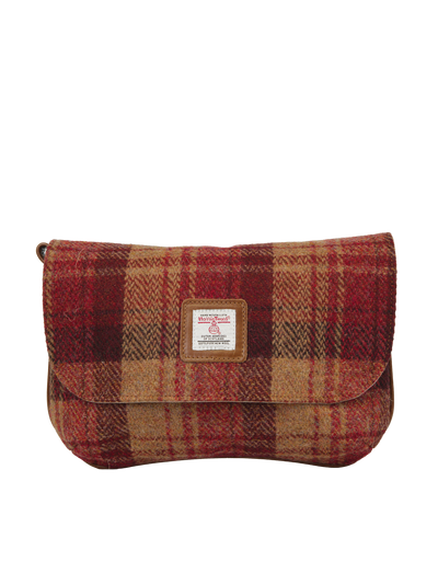 Harris Tweed Katie Bag - A0238 (Tan Leather)