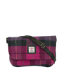 Harris Tweed Katie Bag - A0257 (Black Leather)