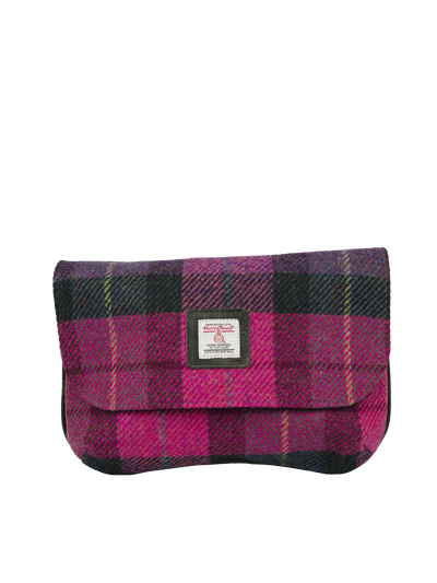 Harris Tweed Katie Bag - A0257 (Black Leather)