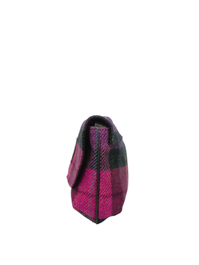 Harris Tweed Katie Bag - A0257 (Black Leather)