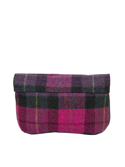 Harris Tweed Katie Bag - A0257 (Black Leather)